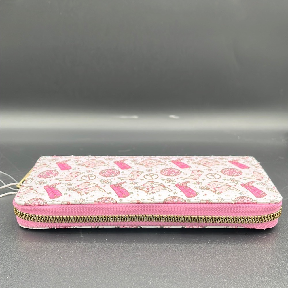 Unique Patterned Zip Around Wallet - Picture 4 of 6